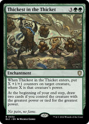 Thickest in the Thicket (Commander: Bloomburrow) Near Mint