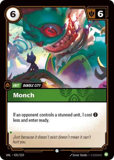 Monch (Unleashed) Near Mint Foil