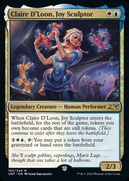 Claire D'Loon, Joy Sculptor (Unfinity) Near Mint