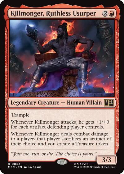 Killmonger, Ruthless Usurper (Commander: Marvel Super Heroes) Near Mint