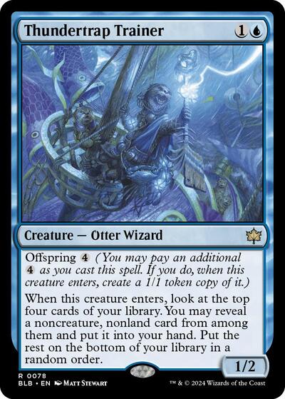 Thundertrap Trainer (Bloomburrow) Light Play Foil