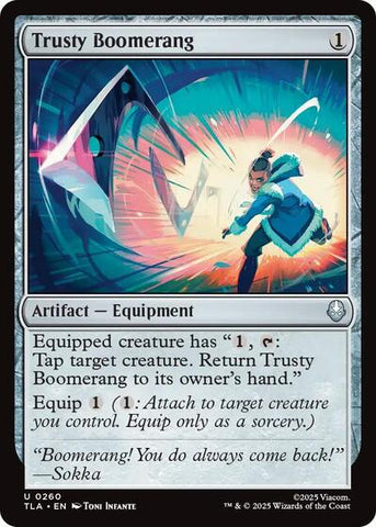 Trusty Boomerang (Avatar: The Last Airbender) Near Mint Foil
