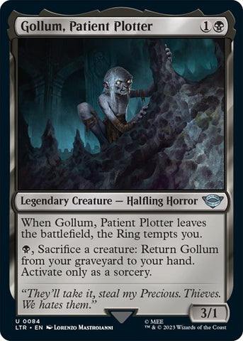 Gollum, Patient Plotter (Universes Beyond: The Lord of the Rings: Tales of Middle-earth) Near Mint Foil
