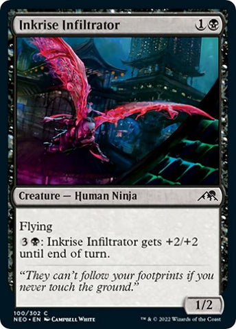 Inkrise Infiltrator (Kamigawa: Neon Dynasty) Near Mint Foil