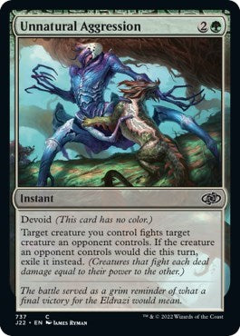 Unnatural Aggression (Jumpstart 2022) Near Mint