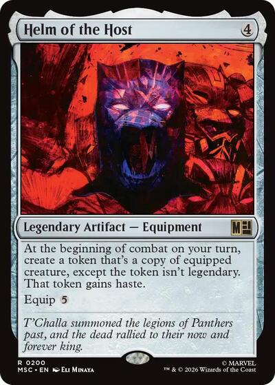 Helm of the Host (Surge Foil) (Commander: Marvel Super Heroes) Near Mint Foil