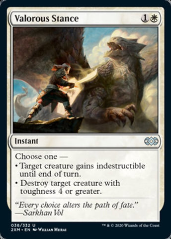 Valorous Stance (Double Masters) Near Mint