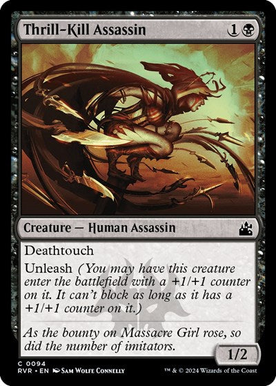 Thrill-Kill Assassin (Ravnica Remastered) Near Mint Foil