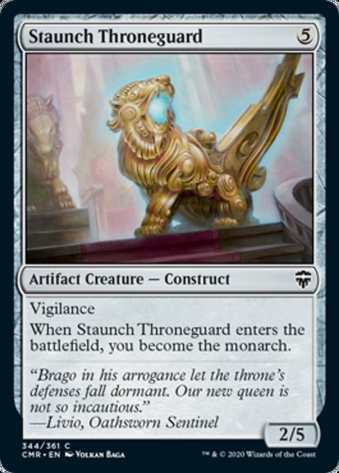 Staunch Throneguard (Commander Legends) Near Mint