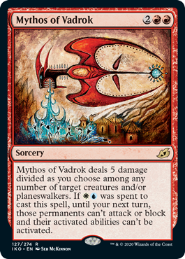 Mythos of Vadrok (Ikoria: Lair of Behemoths) Near Mint Foil