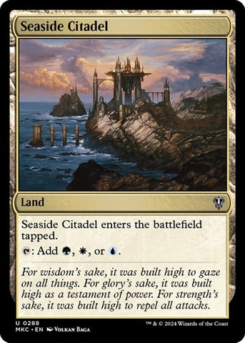 Seaside Citadel (Commander: Murders at Karlov Manor) Near Mint