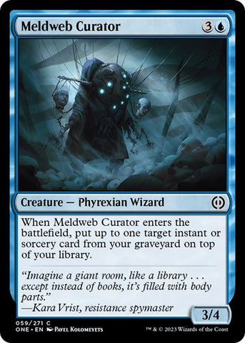 Meldweb Curator (Phyrexia: All Will Be One) Near Mint Foil