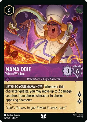 Mama Odie - Voice of Wisdom (Fabled) Near Mint Cold Foil