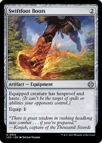 Swiftfoot Boots (Commander: The Lost Caverns of Ixalan) Near Mint