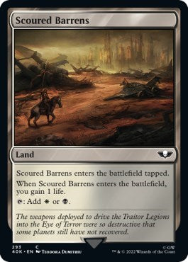 Scoured Barrens (Universes Beyond: Warhammer 40K) Near Mint