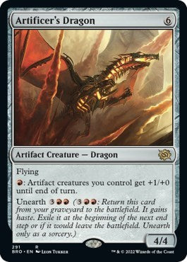 Artificer's Dragon (The Brothers' War) Near Mint
