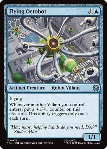 Flying Octobot (Marvel's Spider-Man) Near Mint Foil