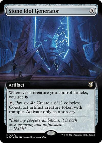 Stone Idol Generator (Extended Art) (Commander: Modern Horizons 3) Near Mint