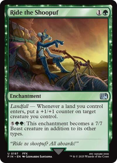 Ride the Shoopuf (Universes Beyond: FINAL FANTASY) Near Mint Foil