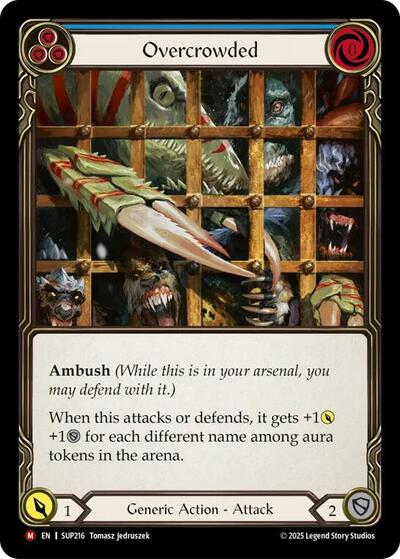 Overcrowded (Super Slam) Near Mint