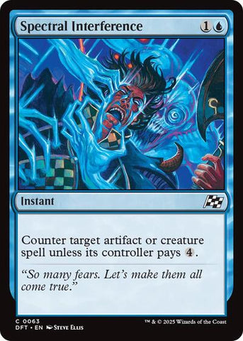 Spectral Interference (Aetherdrift) Near Mint Foil