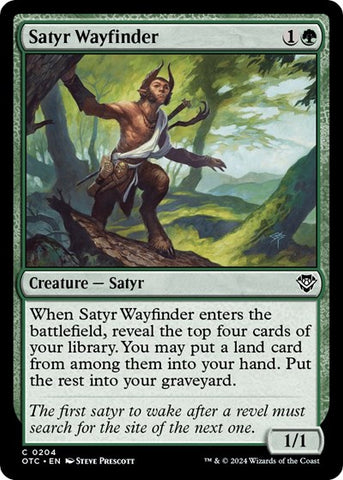 Satyr Wayfinder (Commander: Outlaws of Thunder Junction) Near Mint