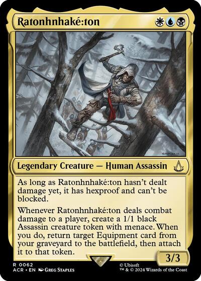 Ratonhnhake:ton (Universes Beyond: Assassin's Creed) Near Mint Foil