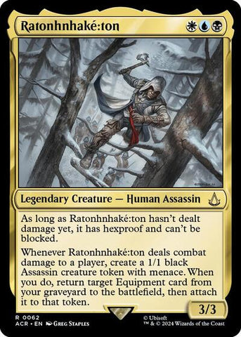 Ratonhnhake:ton (Universes Beyond: Assassin's Creed) Near Mint Foil