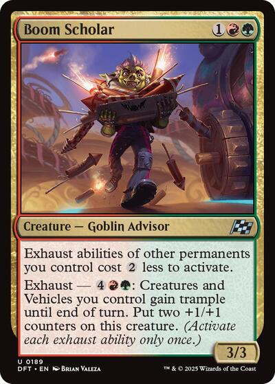 Boom Scholar (Aetherdrift) Near Mint Foil