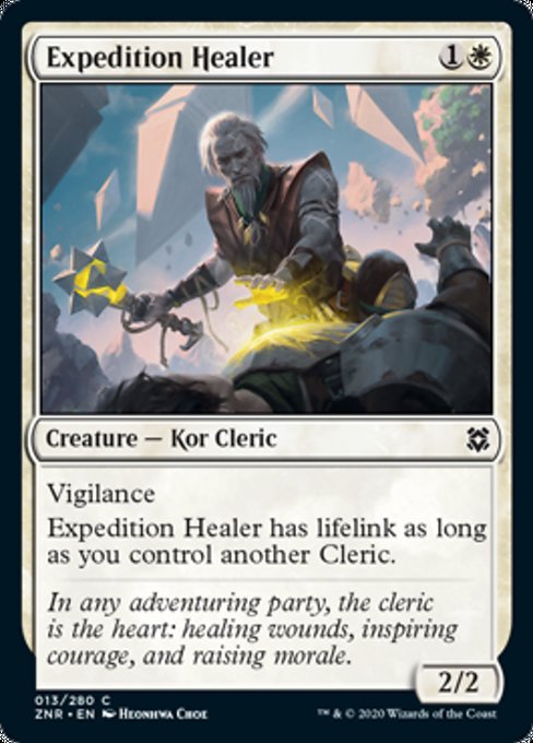 Expedition Healer (Zendikar Rising) Near Mint Foil