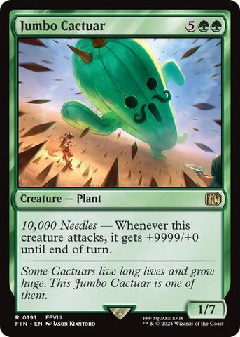 Jumbo Cactuar (Universes Beyond: FINAL FANTASY) Near Mint