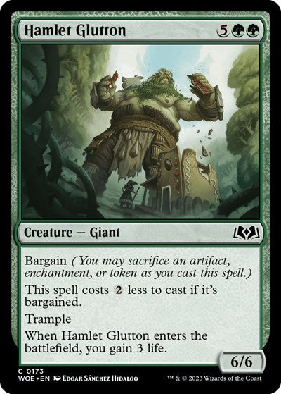 Hamlet Glutton (Wilds of Eldraine) Near Mint Foil