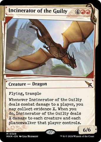 Incinerator of the Guilty (Showcase) (Murders at Karlov Manor) Near Mint Foil