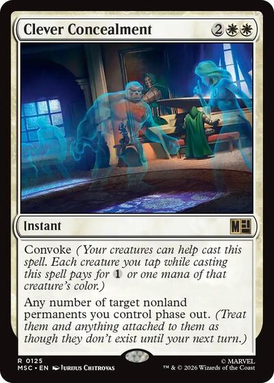 Clever Concealment (Surge Foil) (Commander: Marvel Super Heroes) Near Mint Foil