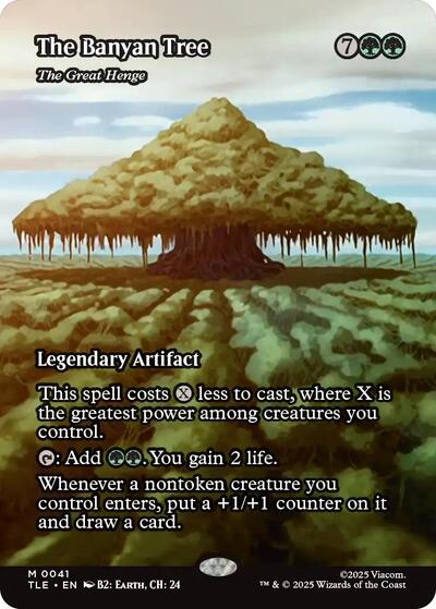 The Banyan Tree - The Great Henge (Borderless) (Avatar: The Last Airbender: Eternal-Legal) Near Mint Foil