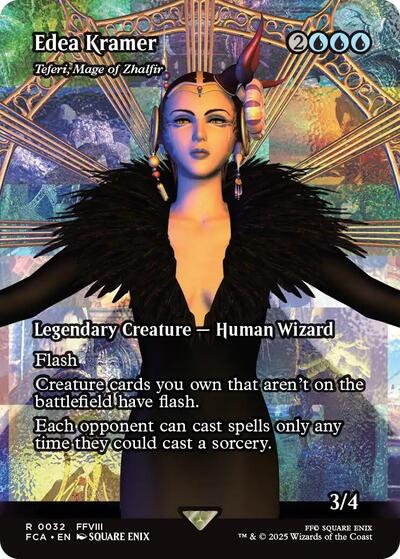 Edea Kramer - Teferi, Mage of Zhalfir (Showcase) (Universes Beyond: FINAL FANTASY: Through the Ages) Near Mint