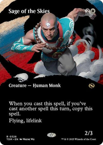 Sage of the Skies (Borderless) (Tarkir: Dragonstorm) Near Mint