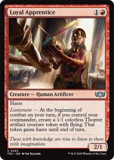 Loyal Apprentice (Commander: Tarkir: Dragonstorm) Near Mint