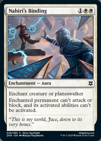 Nahiri's Binding (Zendikar Rising) Near Mint Foil