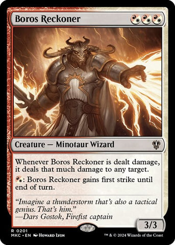 Boros Reckoner (Commander: Murders at Karlov Manor) Near Mint
