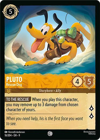 Pluto - Rescue Dog (Fabled) Near Mint Cold Foil