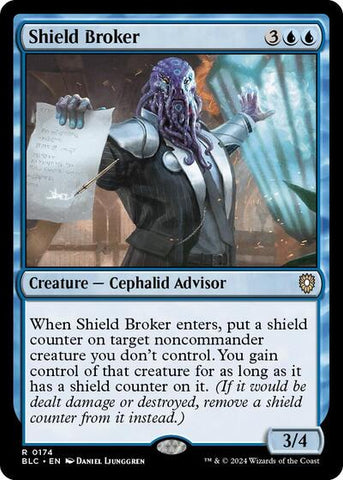 Shield Broker (Commander: Bloomburrow) Near Mint