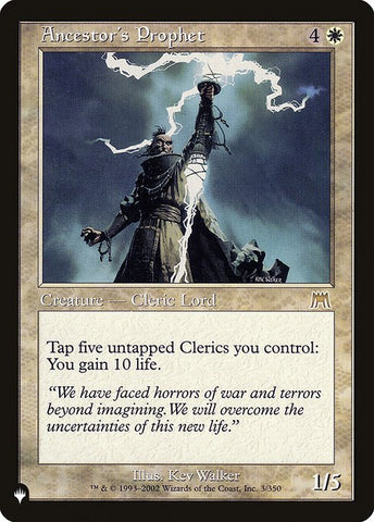 Ancestor's Prophet (The List) Near Mint