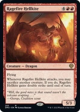 Ragefire Hellkite (Dominaria United) Near Mint Foil