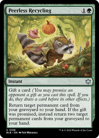 Peerless Recycling (Bloomburrow) Near Mint Foil
