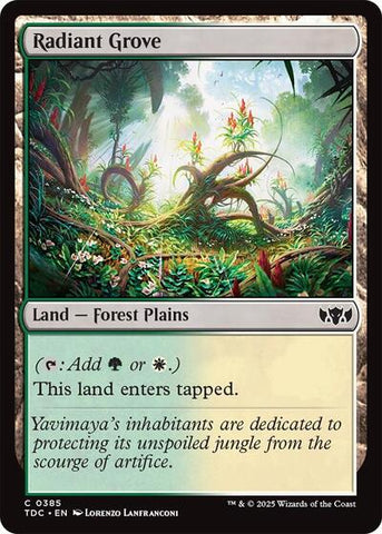 Radiant Grove (Commander: Tarkir: Dragonstorm) Near Mint