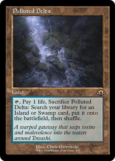 Polluted Delta (Retro Frame) (Modern Horizons 3) Near Mint Foil
