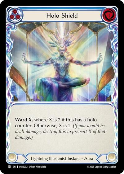 Holo Shield (Blue) (Omens of the Third Age) Near Mint Foil