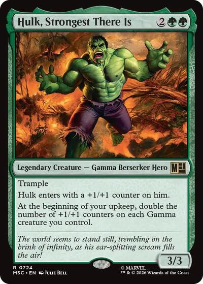 Hulk, Strongest There Is (Commander: Marvel Super Heroes) Near Mint