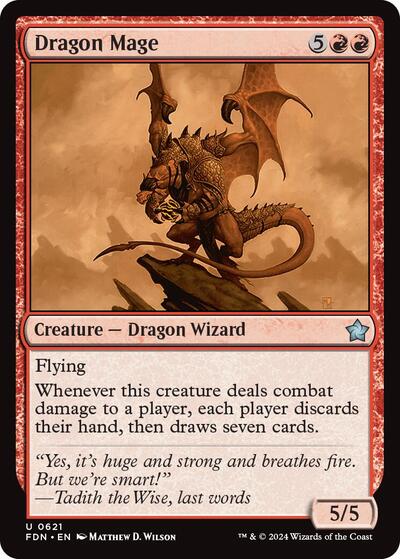 Dragon Mage (Foundations) Near Mint